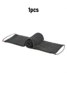 1pc African Exfoliating Mesh Sponge, African Bath Back Scrub Cloth With Drawstring, Shower Mesh Body Scrub Cloth With Rope Handle, African Exfoliating Net, Unisex Long Bath Sponge For Smoother And Cleaner Skin, Multi-Functional Exfoliating Facial Towel, Elastic Back Scrub Towel, Suitable For Showering, Cleaning And Massaging - Unisex - Multicolor - View 7