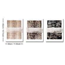 1/3pcs Framed/Unframed Luxury Fashion Animal Pattern Canvas Poster Abstract Leopard Zebra Print Stockholm Style Wall Art Maximalist Y2K Aesthetics Decor For Office,Studio,Entryway,Living Room,Modern Home Decoration - Poster - View 13