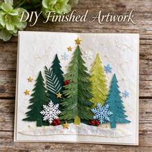 Christmas Tree-Shaped Christmas Metal Cutting Dies For Scrapbooking, DIY Photo Album Decoration,Card Design, Journal Making And Other Decorative Paper Crafts - Christmas Tree Style - View 6