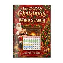 Kids Puzzle Books, Christmas Gift Ideas, Christmas Word Search Puzzle Book, Hidden Word Games For Winter Break, Travel And Cozy Evenings, Enjoy Screen-Free Entertainment And Festive Puzzle Time, A Holiday Gift For Young Word Hunters - Children's Riddle Book - View 12