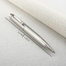 Metal Ballpoint Pen, High-End Striped Twist-Action Business Office Writing Pen, Unisex Gift Stationery - 3010 - View 7