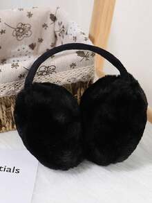 Winter Warm Plush Earmuffs, Faux Rabbit Fur Ear Protectors, Back-Wearing Style, Korean Version, Cold-Proof Boy's - A - View 13