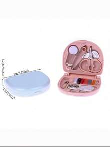 1 Set Pink Portable Mini Sewing Kit - Multicolor - View 2