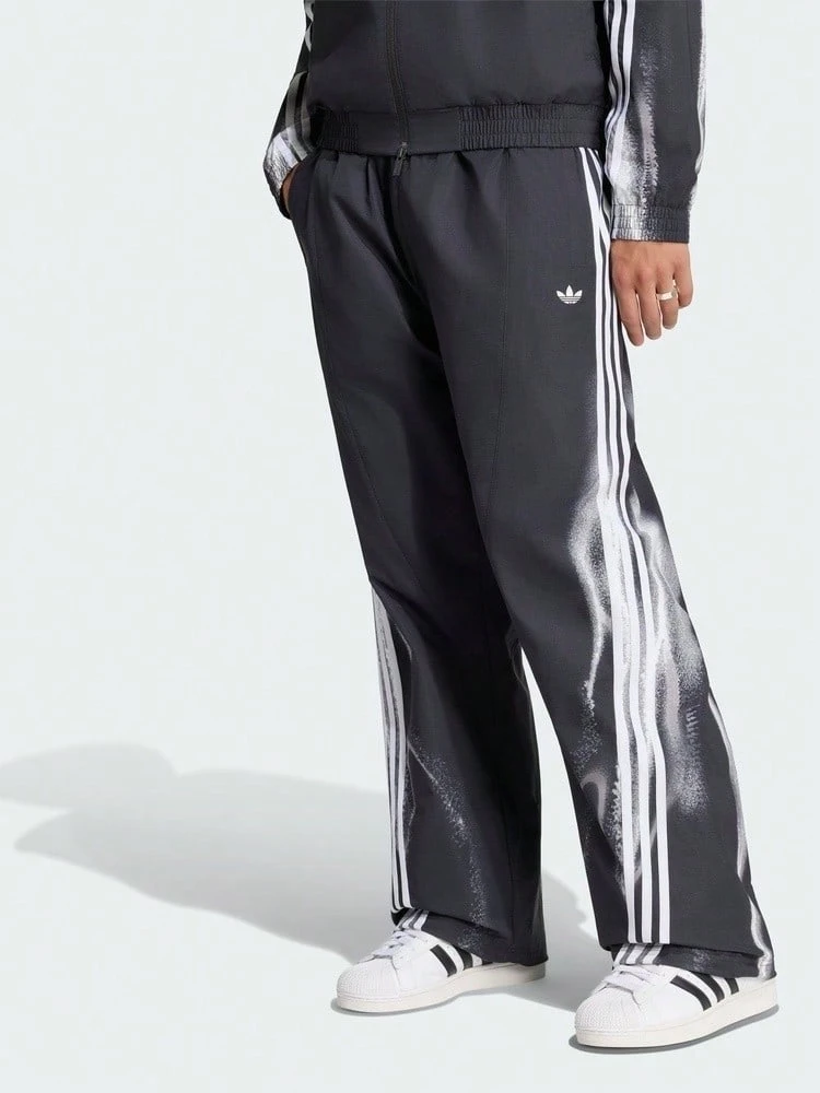 Adidas Originals Men's A6 TRACKPANT Woven Long Pants LH3265 - Black and White - View 1