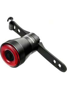 ROCKBROS Bike Rear Tail Light, USB Rechargeable Smart MTB Bicycle LED Taillight, IP65 Waterproof, 4 Lighting Modes, 2 Easy Installation Modes - Dark Grey - View 8