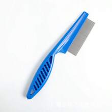 Gentle Grooming Stainless Steel Pet Comb For Dogs & Cats - Effective Flea Removal, Comfort Fit Design, Pet Grooming - View 7