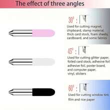 ZIXS Replacement Blade Accessory Set, Includes 3 Cutting Accessories And 1 Craft Cutting Machine Shell - Joy Engraved Head + 3 Heads - View 7