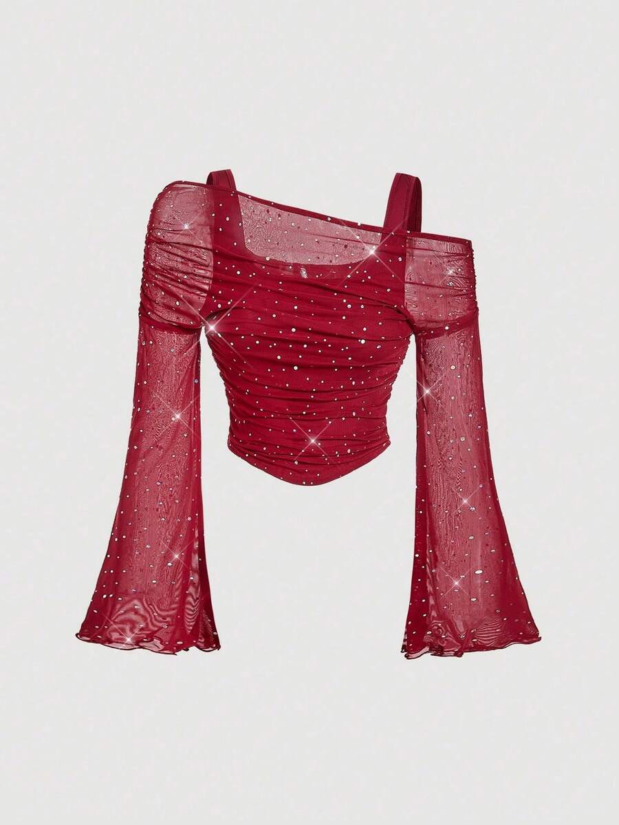 Maternity T-Shirts - Burgundy - View 1