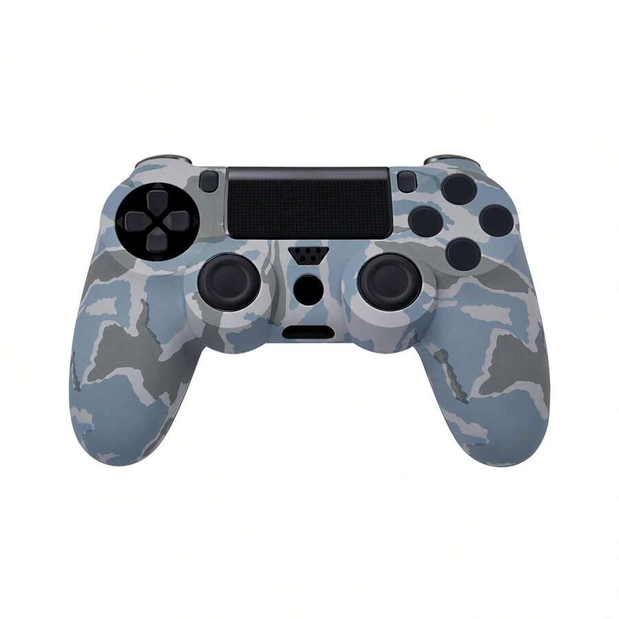Compatible With PlayStation 4, 1pc Water Transfer Printing Pattern Controller Skin, Anti-Slip Anti-Scratch Anti-Sweat, Enhanced Gaming Grip - View 1