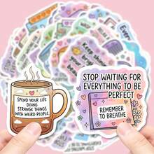 50Pcs Positive Affirmation Quote Stickers, Inspirational Motivational ...