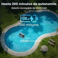INSE C1 Cordless Automatic Robotic Pool Cleaner, Pool Floor Vacuum - Silver - View 3