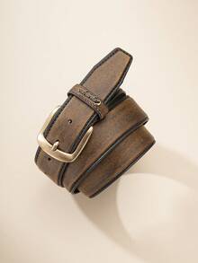 1pc Men's Vintage Western Style Belt, Jeans Belt - BH1279 - View 6