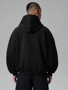 Jordan Men's AS M J BRK OVZ FLC FZ BB Knit Sweatshirt Sweatshirt IM8932-010 - Black - View 2