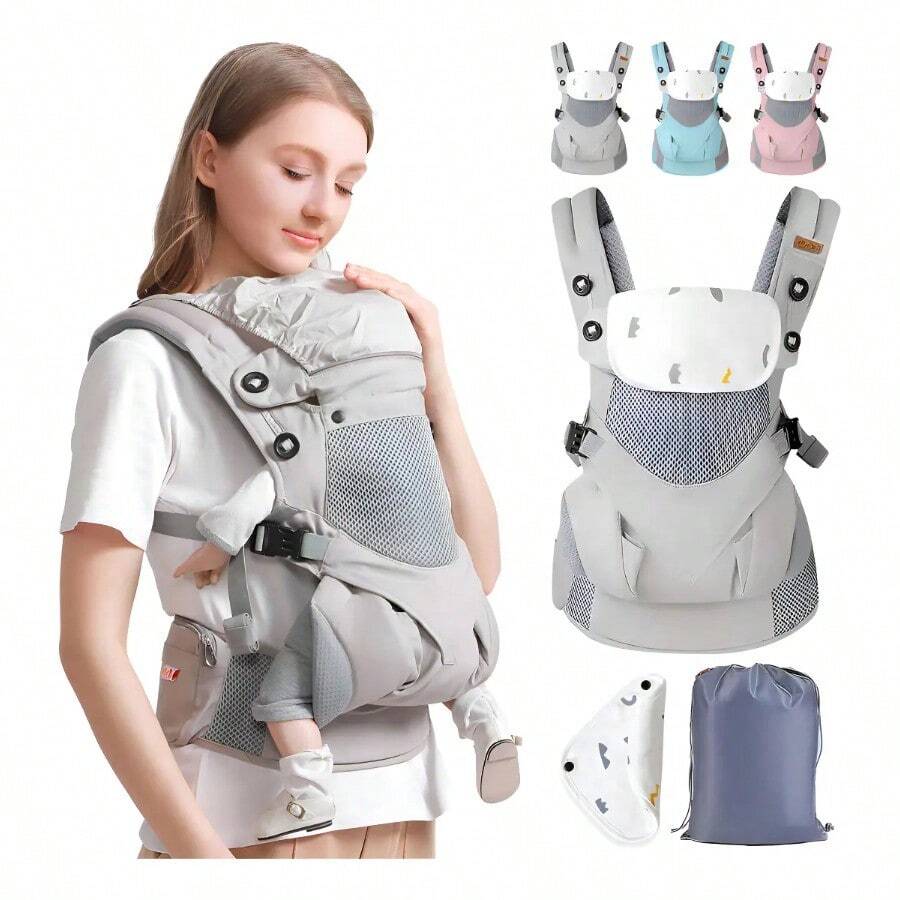 Baby Carrier & Accessories - Grey - View 1