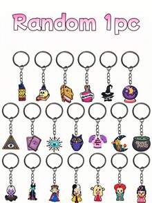 Disney Witch Magic Theme PVC Soft Rubber Keychain, Halloween Pendant, Backpack Bag Charm, Party Favor - One Size Fits All - View 8