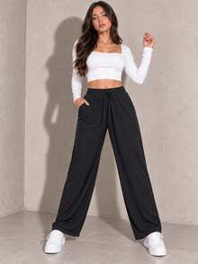 Women Pants - Black - View 1