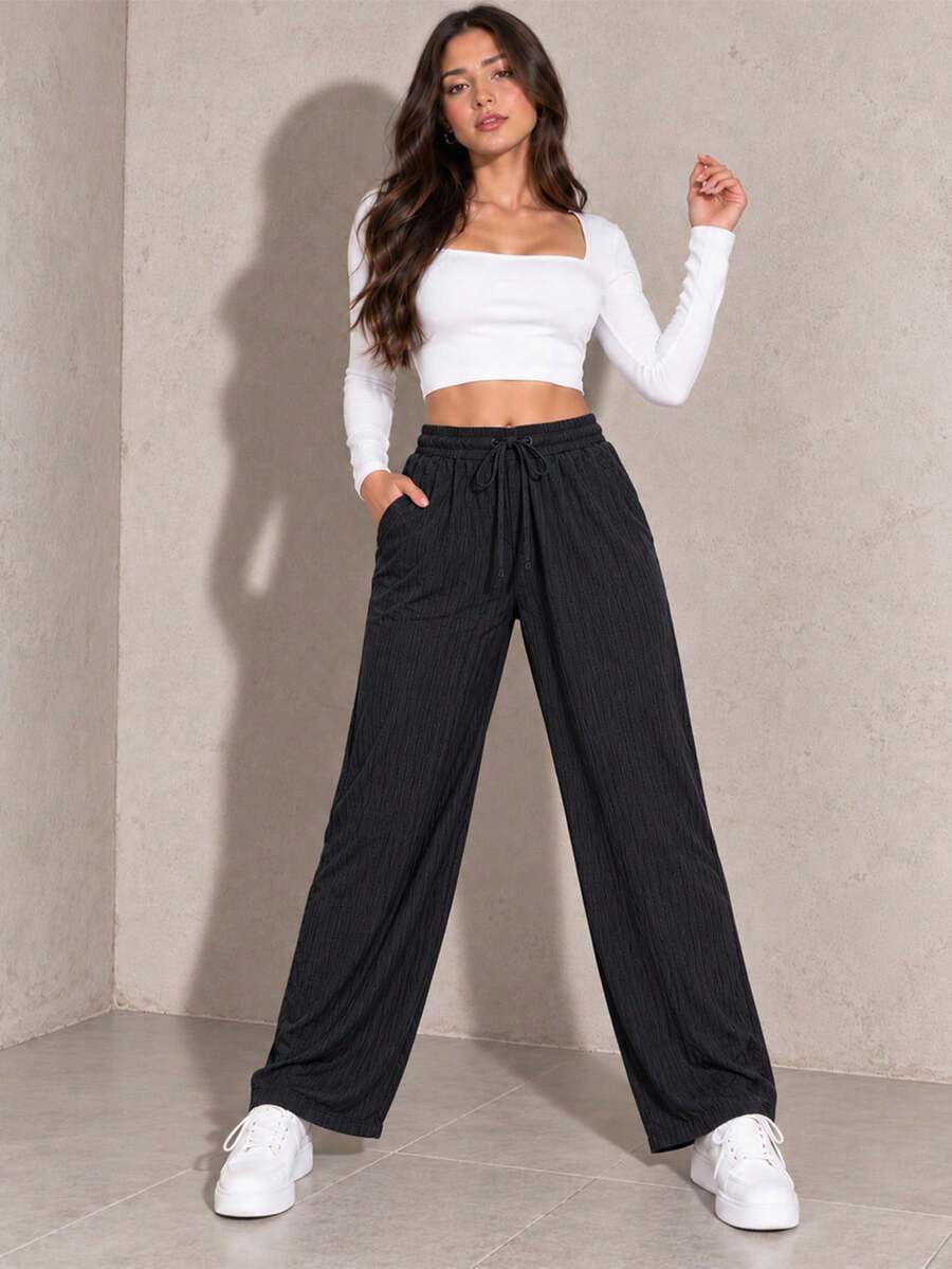 Women Pants - Black - View 1