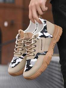 Men Sneakers - Khaki - View 1