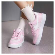 Nike New Women's Lightweight Durable Sports AIR FORCE 1 07 LOW CRSNT Low-Top Sneakers - Pink - View 2