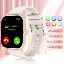 Smart Watch With Call & Message Display, Music Player, Sports For Men & Women, Phone Connection, Fashion Smart Watch, Activity Tracking, Message Notification, Contacts, Call Log, Alarm, Remote Camera, Weather, Timer, Weather Information Display, Alarm, SMS Message Reminder, Electronic Wristwatch - Multicolor - View 12