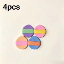 Double-Sided Macaron Makeup Sponge, Dry And Wet Use, Soft And Skin-Friendly, Makeup Tool, Foundation And Concealer Sponge, Halloween, Girls Makeup Accessory - Multicolor - View 4