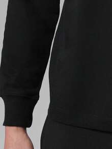 Jordan Men's AS M J DF GOLF LS MOCK Long Sleeve Knit Collarless T-Shirt TIF2935-010 - Black - View 6