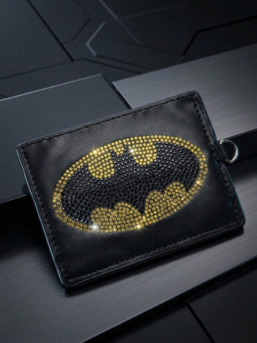 Batman X Joivida Dompet Kartu Multi-Fungsi Minimalis Tipis, Dompet Kartu Kredit Pemblokir RFID, Tempat Kartu Identitas Kecil Portabel - Hitam - View 1