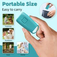 Máy đuổi chó siêu âm mini cầm tay di động, thiết bị ngăn chó sủa có đèn LED, sạc lại được, có đèn chớp, dùng trong nhà và ngoài trời, công cụ huấn luyện chó ngăn chặn hành vi xấu hiệu quả - Nhiều màu - Xem 10