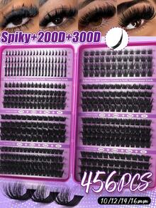 640pcs Large Capacity Eyelash Book 8D Super Fluffy DDCurl Eyelash ...