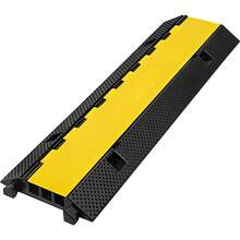 3 Channel Rubber Cable Protector Ramp 1.2 X 1.2 Inch Channel Ramp Speed Bump Heavy Duty Cable Wire Cord Cover Driveway Hose Cable Ramp Protector - 103 X 30 X 5.5 cm - View 8