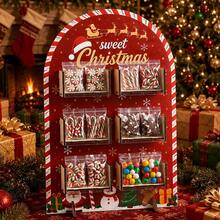 Christmas Tree Wooden Candy Display Stand Party Tabletop Atmosphere Decor Dessert Station Wooden Candy Rack Ornament - Multicolor - View 5