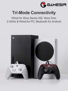 GameSir G7 Pro Controller Compatible with Xbox One Series X/S untuk PC Windows Lisensi Resmi dari Microsoft Gaming Gamepad untuk Android Mag-Res TMR Sticks Giroskop 6 Sumbu 1000Hz Polling Rate dengan Stasiun Pengisian Trigger analog Hall Effect - G7 Pro - View 4