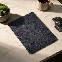 Mini Auspicious Cloud Pattern Office Mouse Pad Business Travel Laptop Mousepad Small Stitched Edge Mat Computer Game Table Mats Rubber Waterproof Anti-Slip Gaming Esports User Keyboard Mousepad - View 5