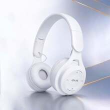 Gerripuer Foldable Retractable Wireless Headphones With HIFI Bass, Built-In Microphone, Affordable Gift, Fashionable New Year & Valentine's Day Gift - White - View 12