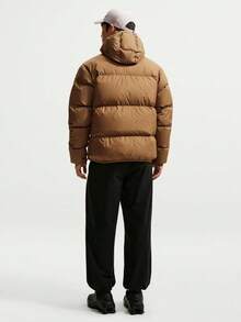 Nike Men's AS M NK CLUB Down HOOD Down Jacket - Thick Down Jacket - Short IM5557-270 - Brown - View 5