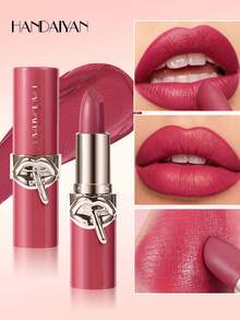 HANDAIYAN Velvet Cream Matte Lipstick, Moisturizing Velvet Texture, Natural Color, Long-Lasting Lip Liner, Waterproof Lip Gloss Formula, Suitable For Y2K Fashion Style, Halloween, Christmas, Daily Makeup, Campus Gift Box, Travel Set - Multicolor - View 2