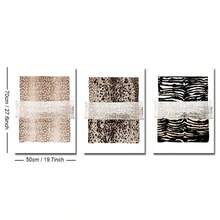 1/3pcs Framed/Unframed Luxury Fashion Animal Pattern Canvas Poster Abstract Leopard Zebra Print Stockholm Style Wall Art Maximalist Y2K Aesthetics Decor For Office,Studio,Entryway,Living Room,Modern Home Decoration - Poster - View 10