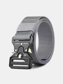 1 Pack New Tactical Belt, Quick Release Casual Multi-Function Belt, Multi-Function Nylon Belt, Outdoor Hiking And Training Nylon Mesh Work Belt With Heavy Duty Quick Release Buckle. (Due To Lighting And Angle During Photography, The Actual Product May Have Slight Color Differences From The Image.) - Multicolor - View 7