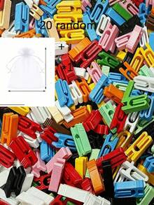 10/20/30pcs Snack Bag Sealing Clips Food Bag Packaging Clips Lightweight Kitchen Essentials Random Colors - Various - View 9