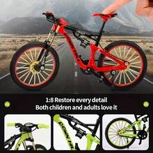 1:10 Scale Metal Bicycle Model, Bicycle Ornament Decoration, Suitable For Bedroom, Living Room, Hallway Desktop Display, Easter, Christmas Gift - Multicolor - View 11