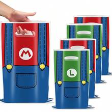 Spin Master Mario Christmas Gifts, Cartoon Mary-Themed Party Decorations, Gift Bags, Candy Return Gift Bags - Multi-color - View 6