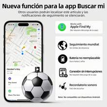 INSE Anti-Theft Bluetooth Football Tracker, IOS Compatible - Black - View 2