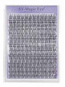 DIY Individual Lashes,16 Rows, Golden / Pink / Silver Glitter Mixed False Eyelashes, Individual Eyelashes, False Eyelashes, Natural Soft High Quality, Suitable For Professional Eyelash Salons, Halloween, Christmas, DIY Eye Makeup - View 22
