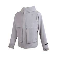 Adidas Spring/Autumn Sports Casual Fashion Daily Men's Simple Hooded Jacket Woven Outerwear JL9354 - Grey - View 1