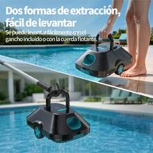 INSE C2 Cordless Automatic Robotic Pool Cleaner, Robotic Vacuum For Residential Pools - Grey - View 5