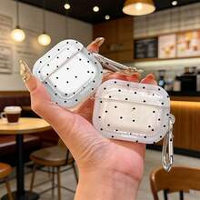 Compatible With Apple, Suitable For 3/4/Pro/Pro 2/Pro 3 Models, Cute TPU Polka Dot Case With Lanyard, Scratch-Resistant, Shockproof, Non-Slip Grip, Suitable For Charging Case Accessories - Multicolor - View 1