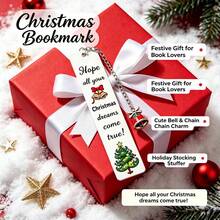 Thoughtful Christmas Holiday Gift, "May All Your Christmas Dreams Come True" Christmas Bookmark For Book Lovers, Holiday Gift For Reading Enthusiasts, Christmas Stocking Filler - Christmas Bookmarks - View 2