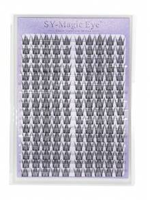 DIY Individual Lashes,16 Rows, Golden / Pink / Silver Glitter Mixed False Eyelashes, Individual Eyelashes, False Eyelashes, Natural Soft High Quality, Suitable For Professional Eyelash Salons, Halloween, Christmas, DIY Eye Makeup - View 21
