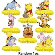 1pc/8pcs Cartoon Anime Honeycomb Desktop Decoration, Decorated With Classic Cartoon Anime Character Patterns (Balloons Not Included). Exquisite Table Centerpiece Is An Ideal Choice For Fan Gatherings, Theme Parties, Suitable For Photography Props And Fan Collectibles. An Elegant Gift For Fans And Anime Enthusiasts - View 7
