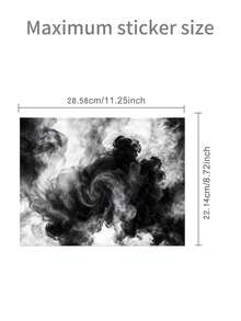 5pcs Ink Wash Smoke Cloud Pattern Stickers For XSS Full Body Game Console, Dust-Proof And Wear-Resistant - View 9